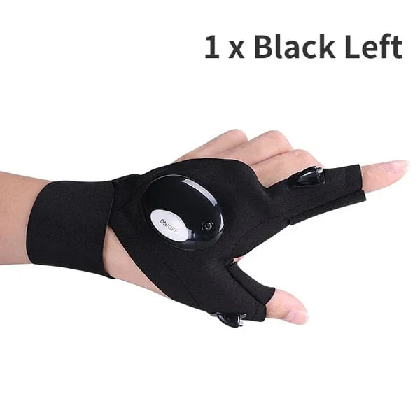 Flashlight Waterproof Gloves